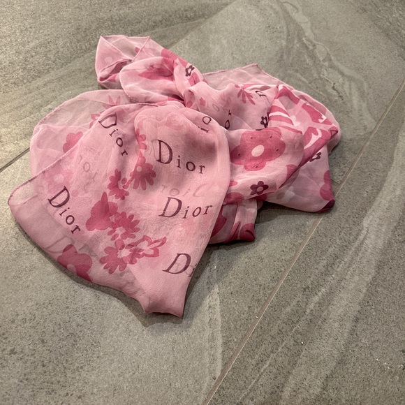 Rare Vintage Dior Blended Silk Scarf Square - Picture 3 of 7